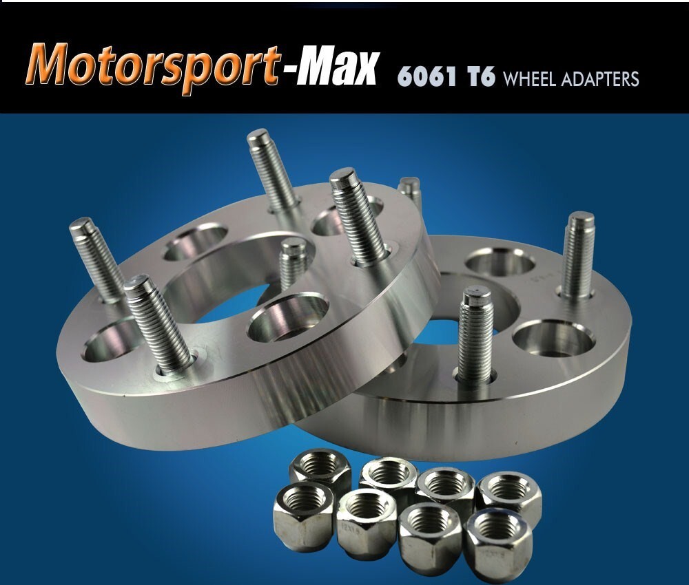 Wheel Adapters 4 Lug 4.25 To 4 Lug 4.5 Spacers 4×4.25/4×4.5 1″
