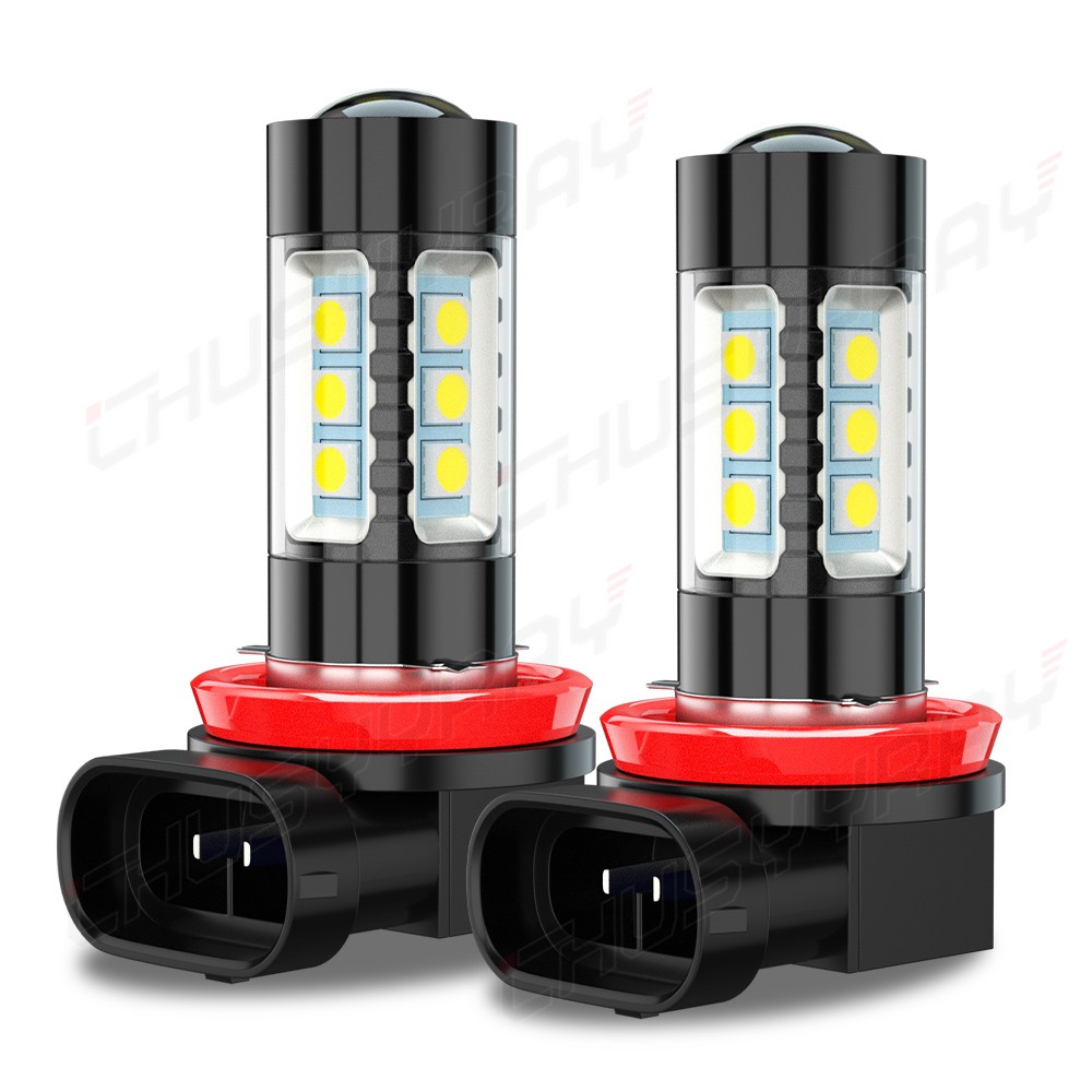 H11 LED Fog Light Bulbs High Power Driving Lamps 10000K Super White Foglight 2x