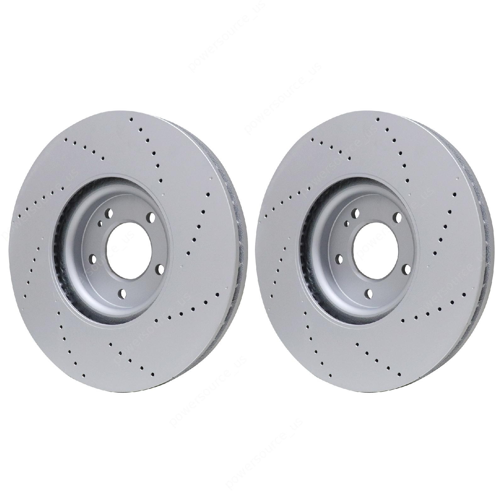 2Pcs Front Brake Discs Rotors 4634210500 Fit For Mercedes Benz G63 463 2019-23