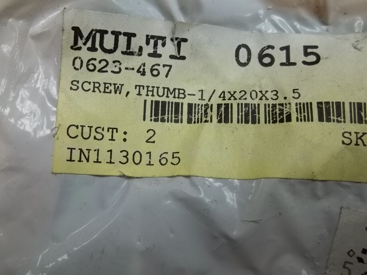 NEW OEM Arctic Cat 0623-467 1/4x20x3.5 Thumb Screw QTY 3