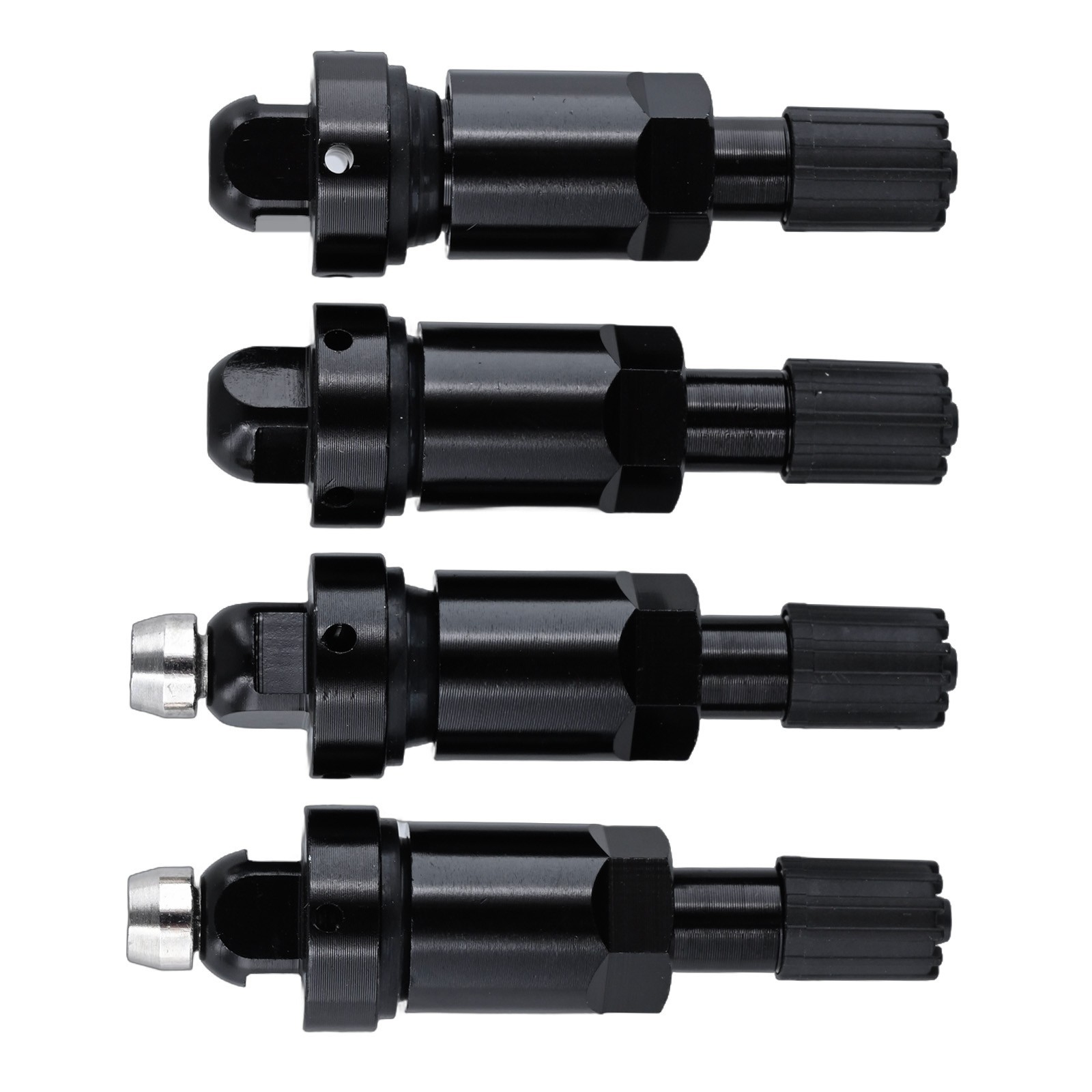 Replacement Tire Valves TPMS Alloy Rubber Gaskets Touch Of Style Fixing Nut