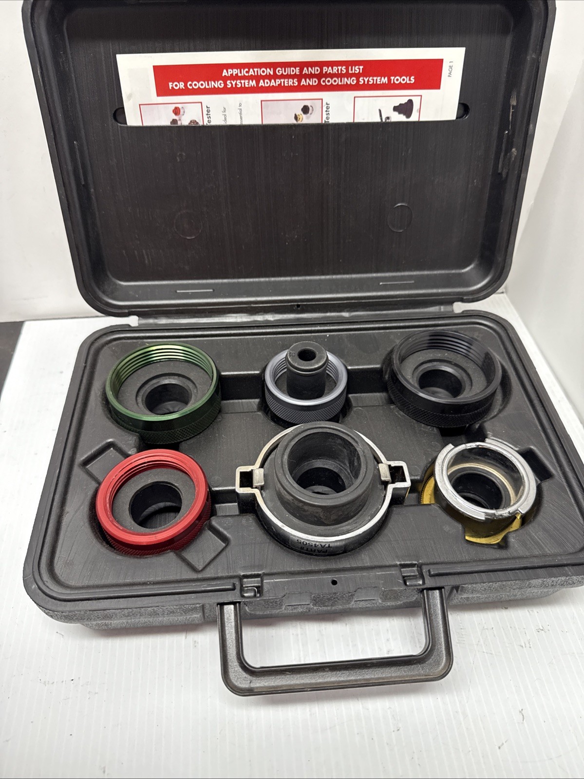 Snap On Truck Cooling System Adaptor Set SVTA6100 SVTA 6100 Pre Owned