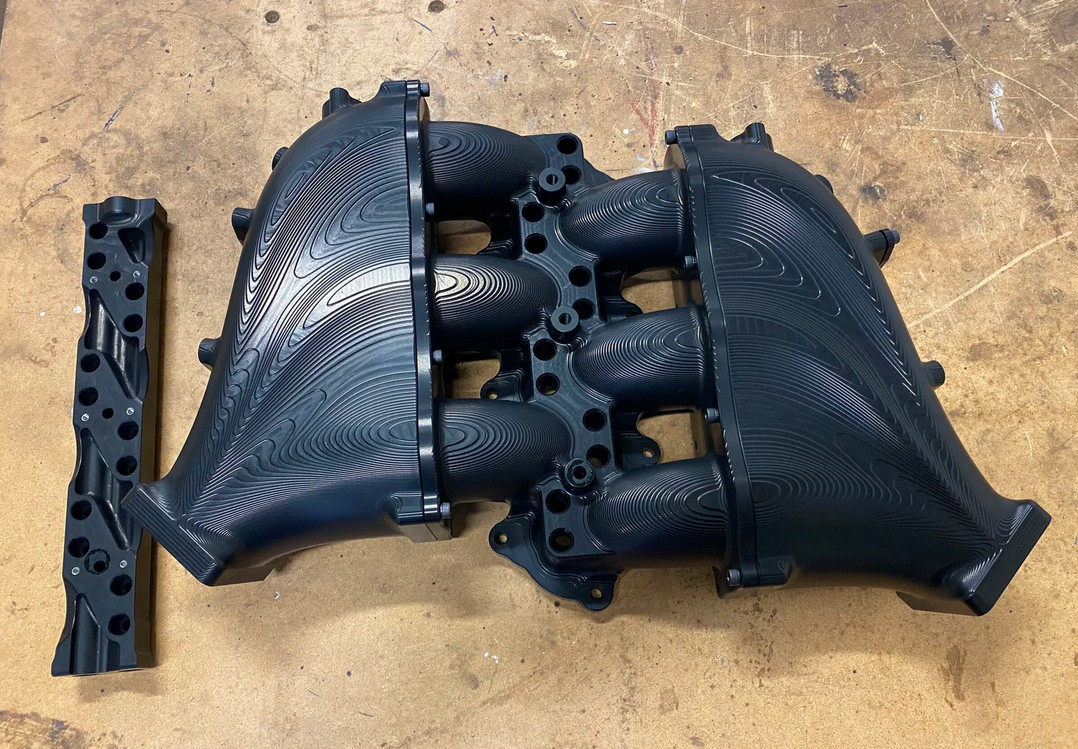 Black Street Version Intake Manifold & 0.5L For Honda B VTEC B16 B18 GSR Series
