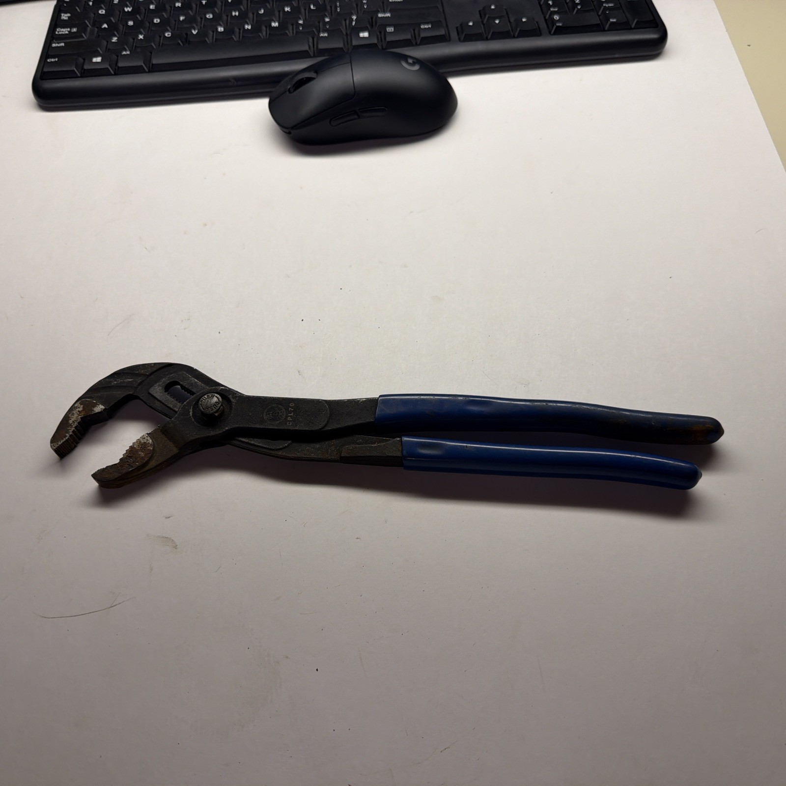 Cornwell Tools CPL70 12″ Push Button Water Pump Tongue Groove Pliers BLUE Grip