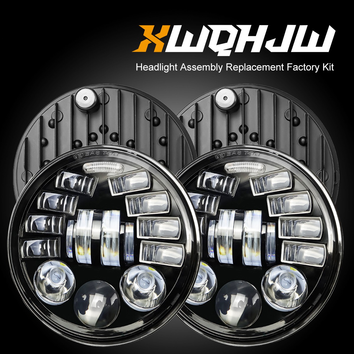4PC 5.75″ 5-3/4 inch Round LED Headlights High Low Beam For Jaguar XJ XJR XJ8