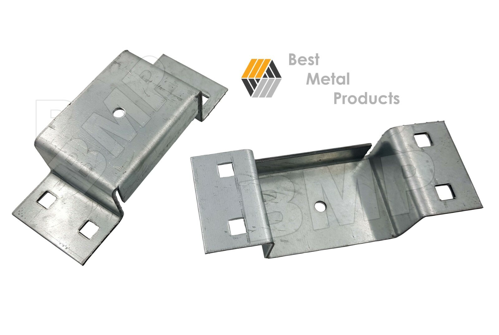 (20) Bolt On Stake Bed Trailer Pockets With Lip 11ga Zinc Plated Steel 1000106