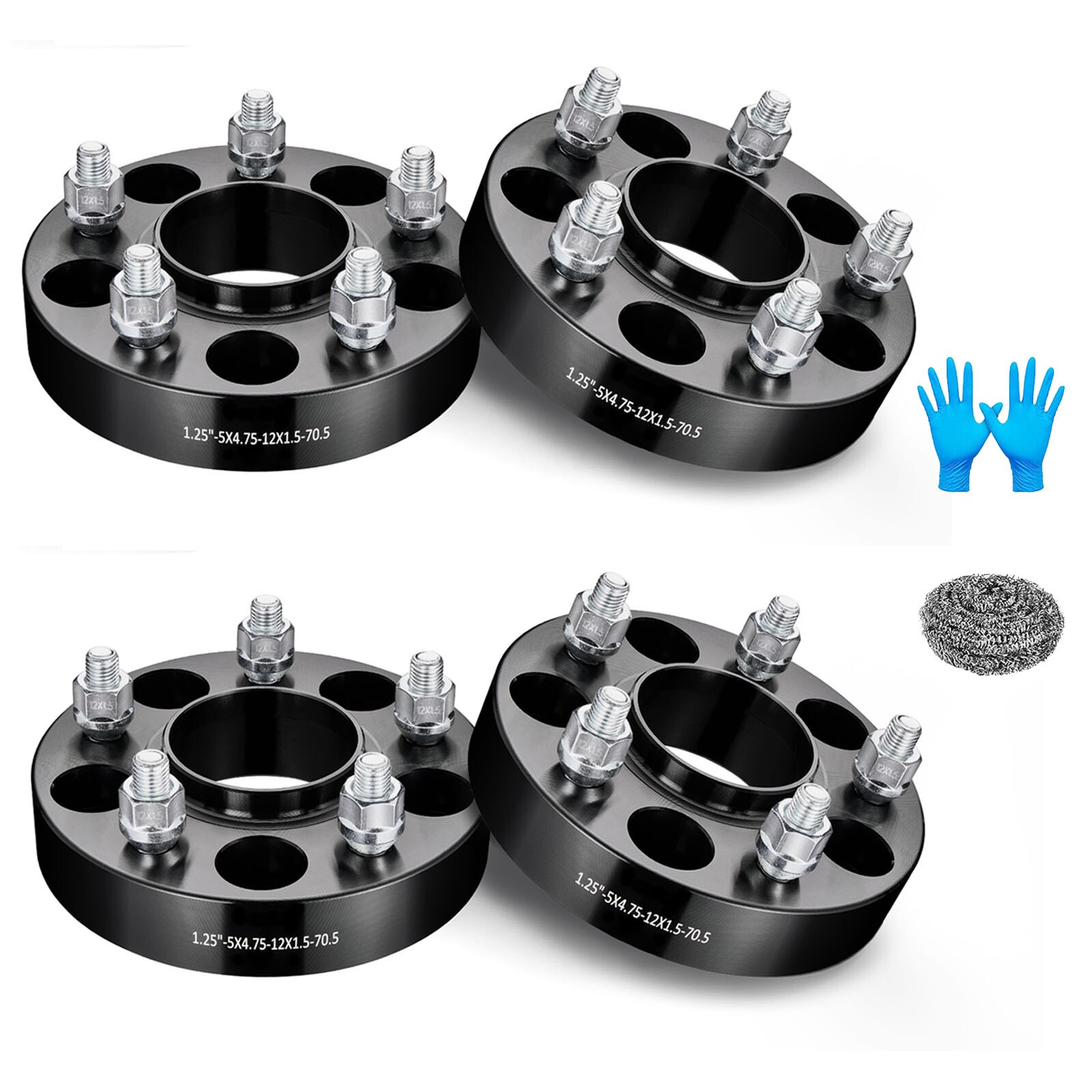 4PCS 1.25″ Hubcentric 5×4.75 Wheel Spacers Fits 1983-1984 Chevy Blazer 1.9L/2.0L