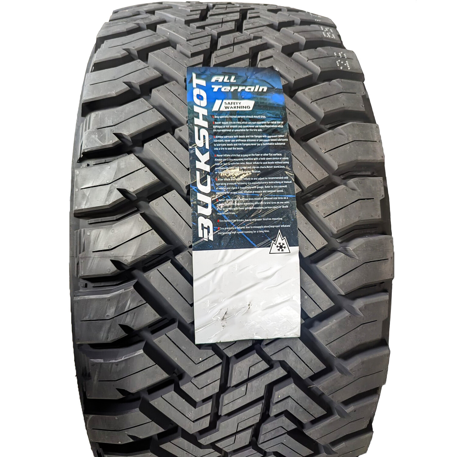Tire LT 35X12.50R18 Buckshot All Terrain AT A/T Load E 10 Ply