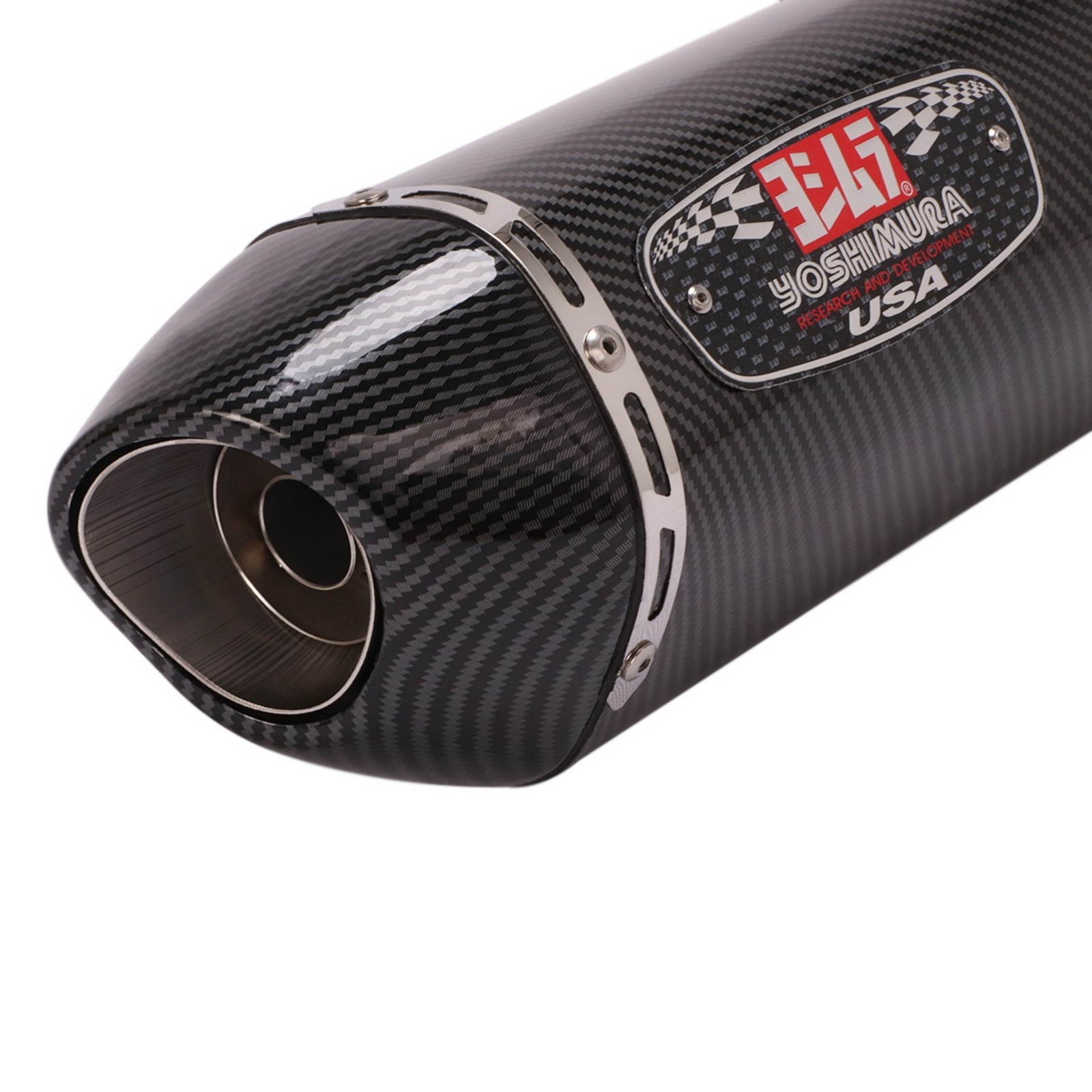Universal Motorcycle Slip on Exhaust Pipe Muffler Silencer Stainless Tip 38-51mm
