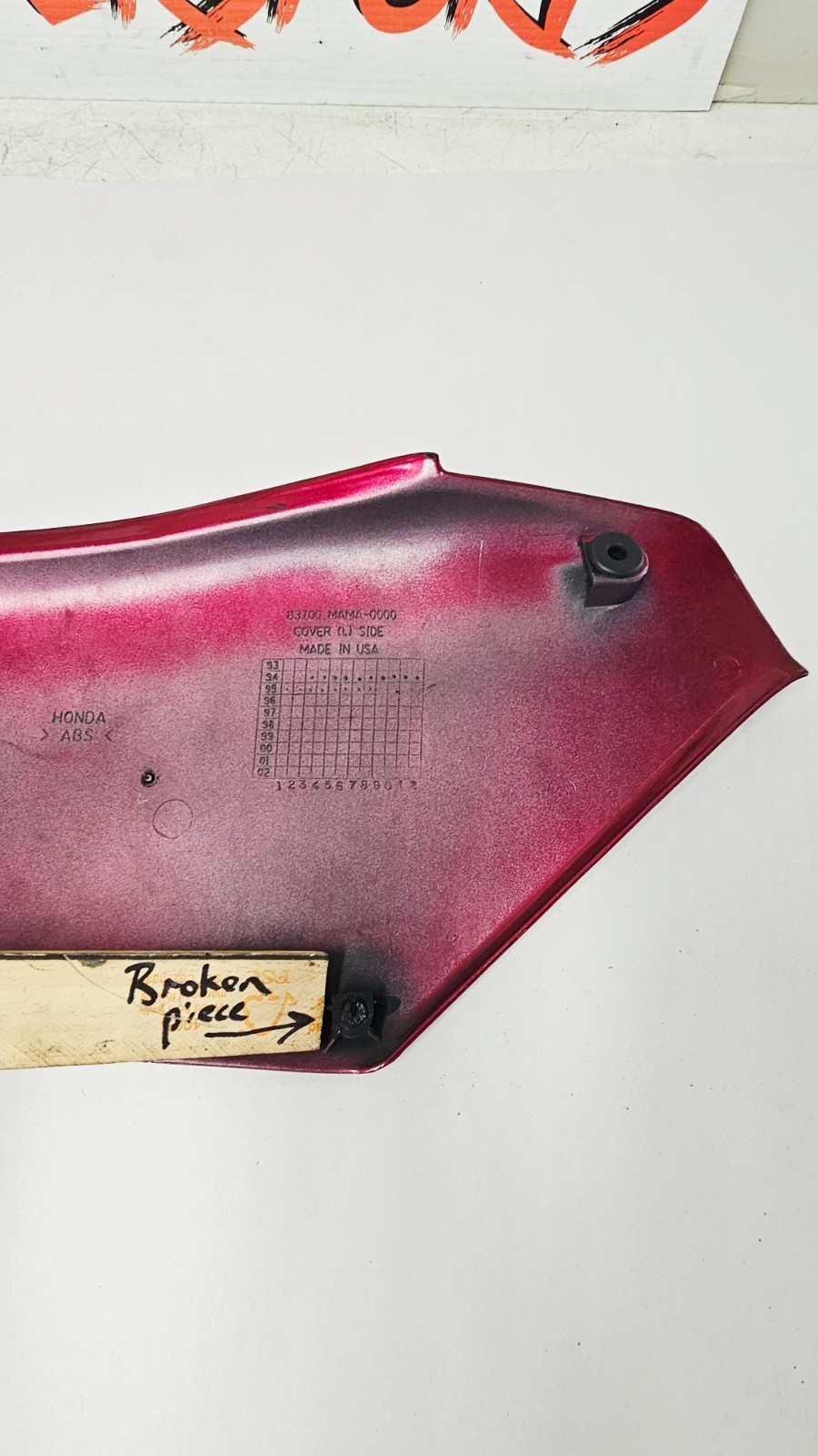 1996 HONDA GOLDWING GL1500 OEM Left Side Cover Body Panel Cowl Fairing