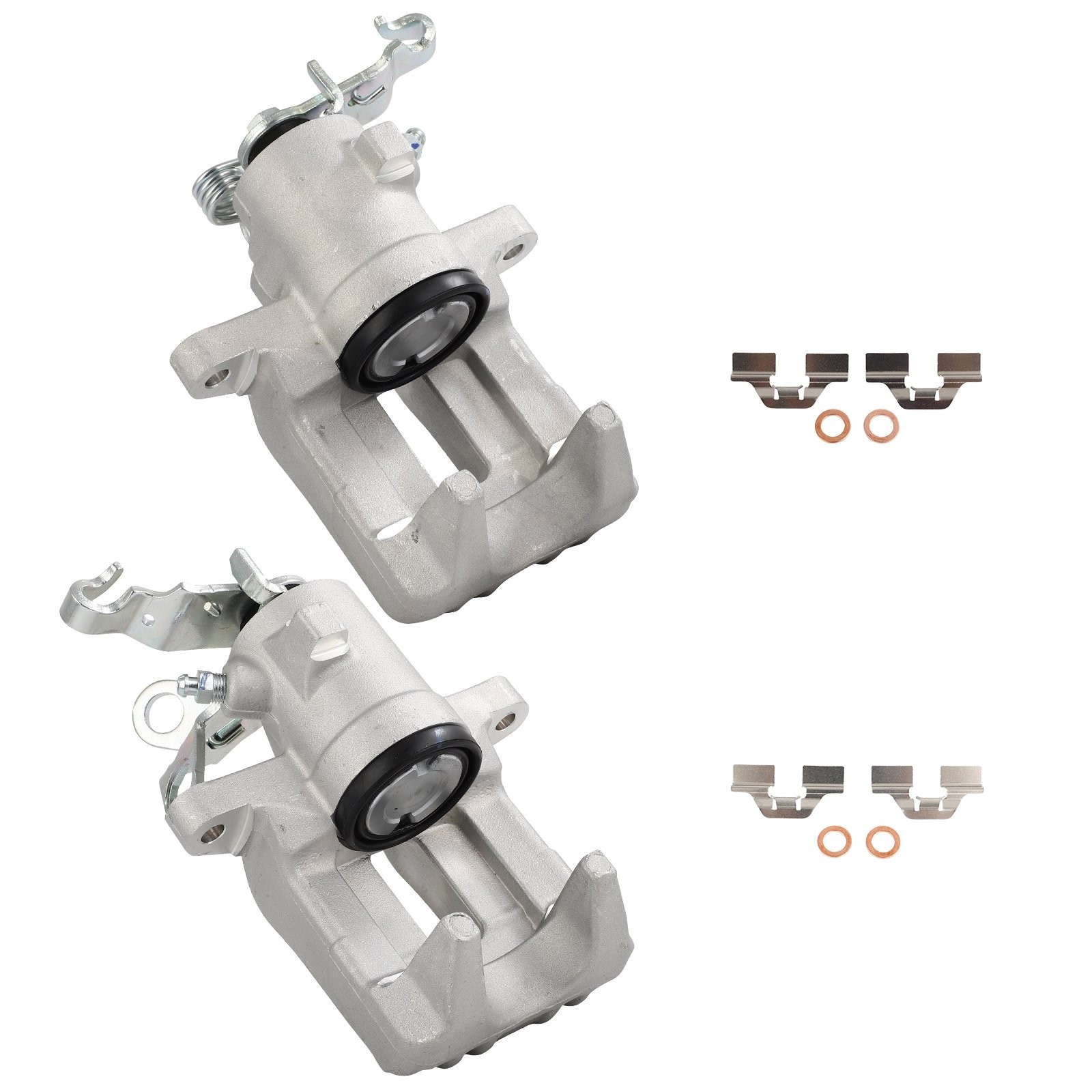 2Pcs Rear Brake Calipers For 2010-2013 Audi A3 2012-2015 Volkswagen Jetta Eos