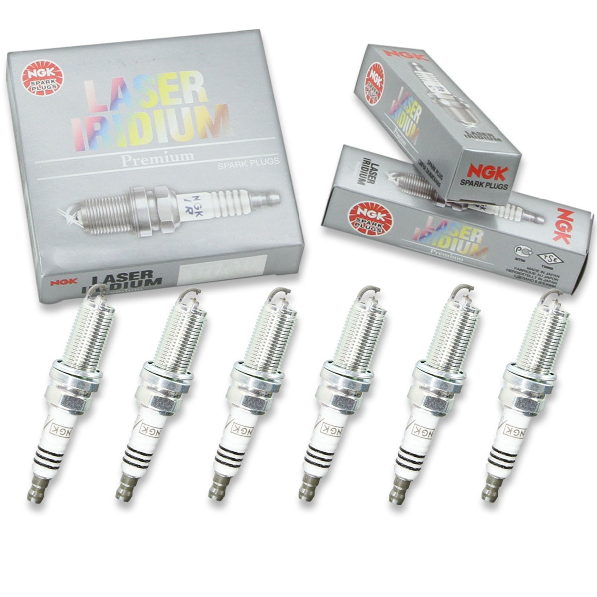 6 pcs NGK Laser Iridium Spark Plugs for 2006-2015 Lexus IS250 2.5L V6 – at