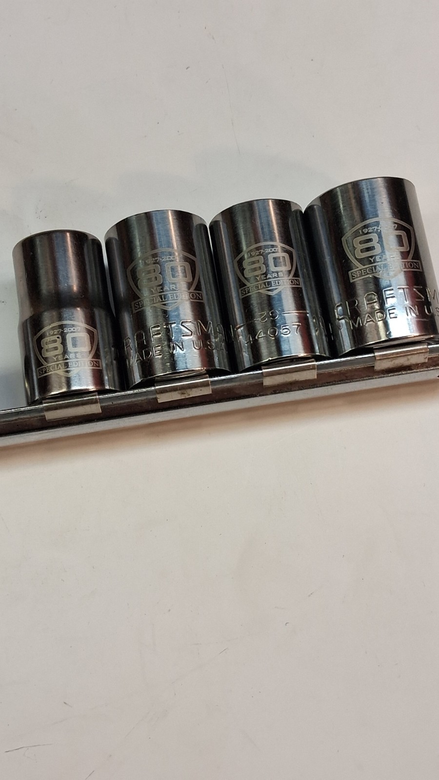 NOS CRAFTSMAN “80 YEARS” SPECIAL EDITION 36 PIECE METRIC/SAE SOCKET SET *USA*