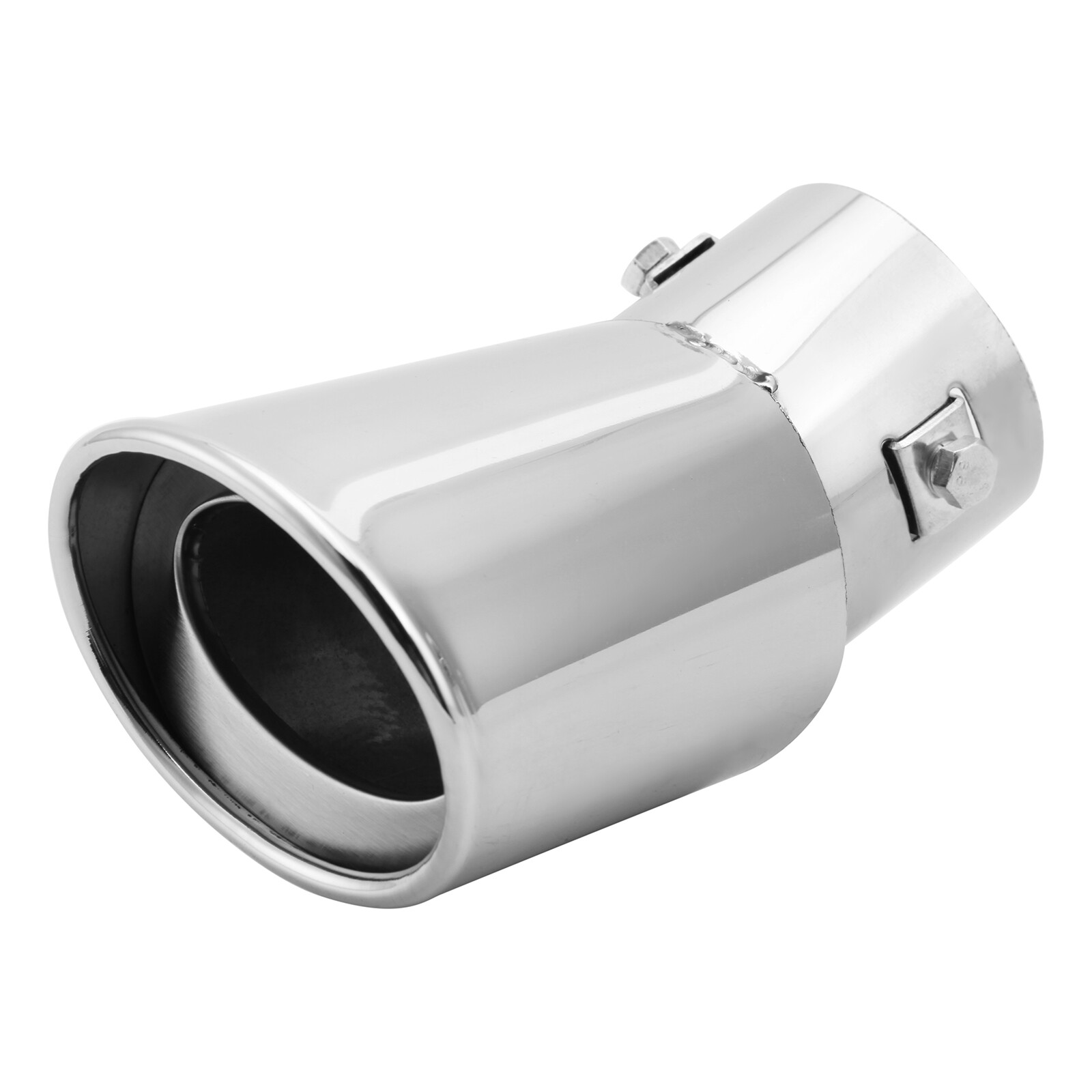 For Honda CR-V 2PCS Car Rear Exhaust Pipe Tail Muffler Tip Trim Stainless Steel