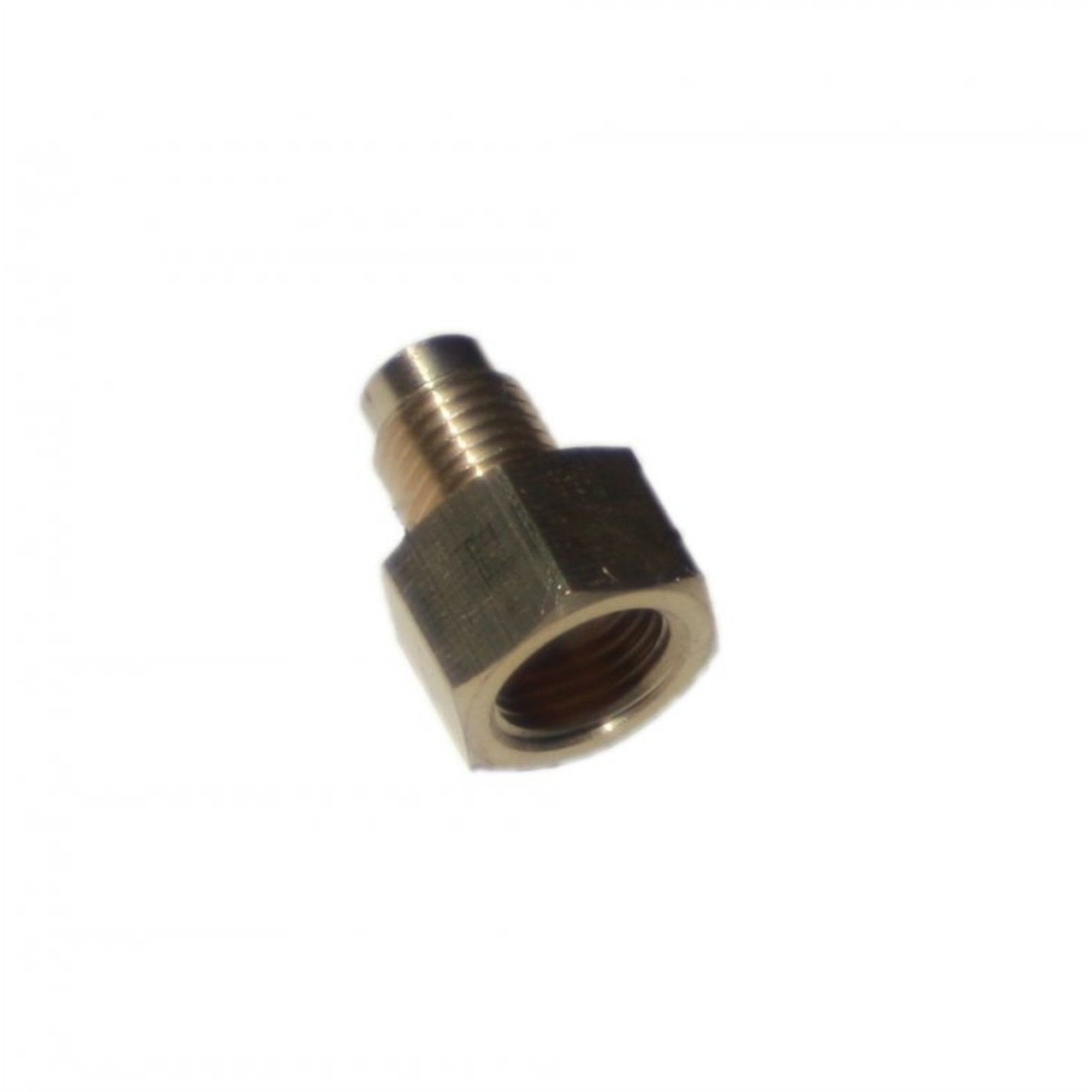 LEED Brakes Fitting adapter 3/8-24 male to 7/16-24 female