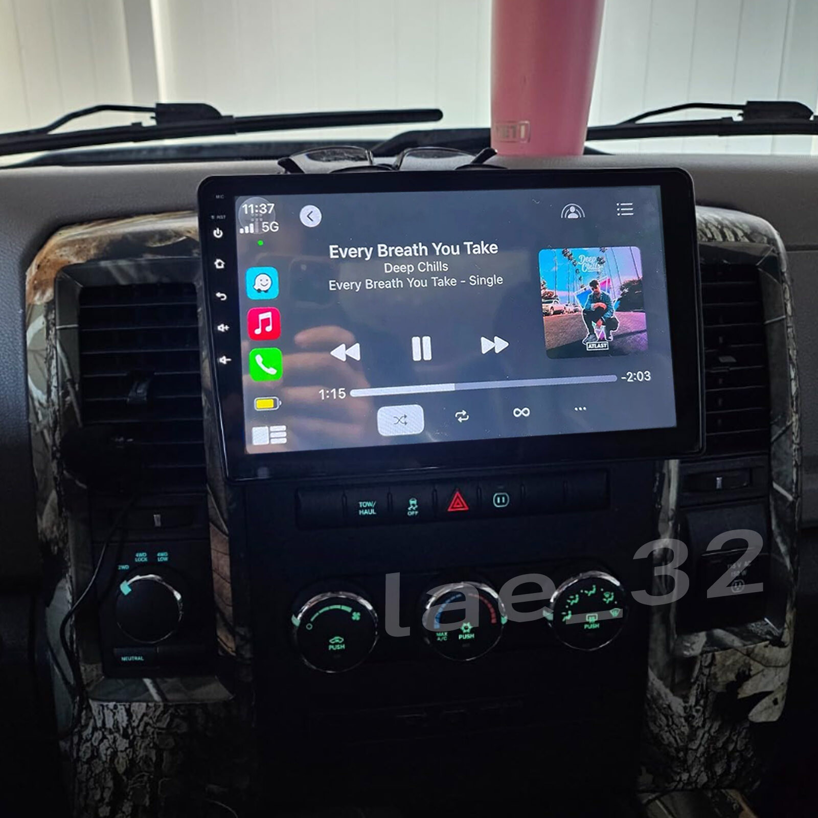 For Dodge Challenger 2007-2017 Android 13 WIFI Carplay Radio GPS Stereo 4GB+64GB