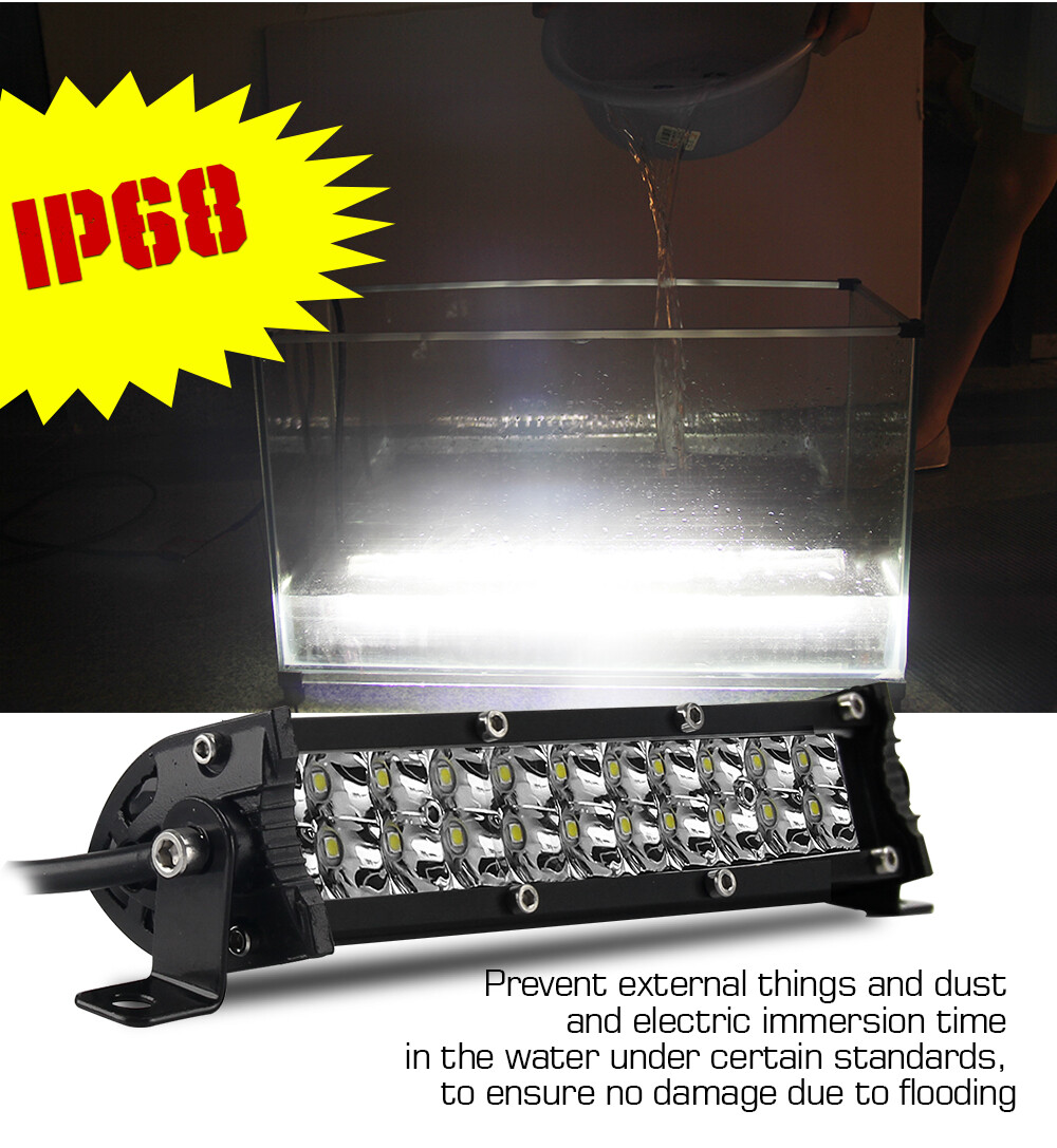 7inch 800W LED Work Light Bar Flood Spot Combo Fog Lamp Offroad Driving Truck