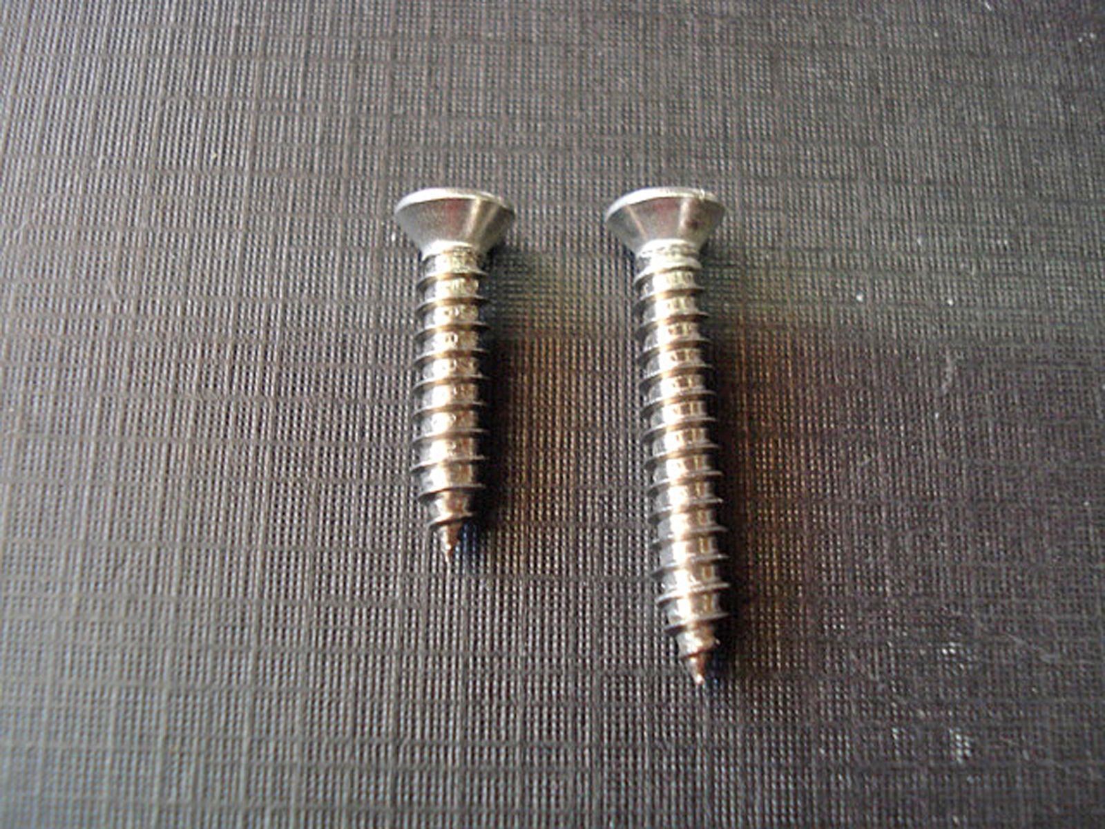 40 Chevy Cadillac Buick #8 with #6 stainless phillips oval head trim screws GM