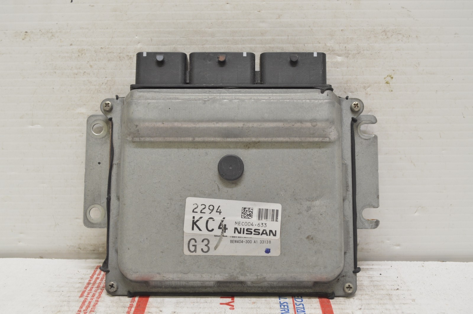 2013-2015 Nissan Sentra BEM404-300 Engine Control Module Unit Ecm E65 034