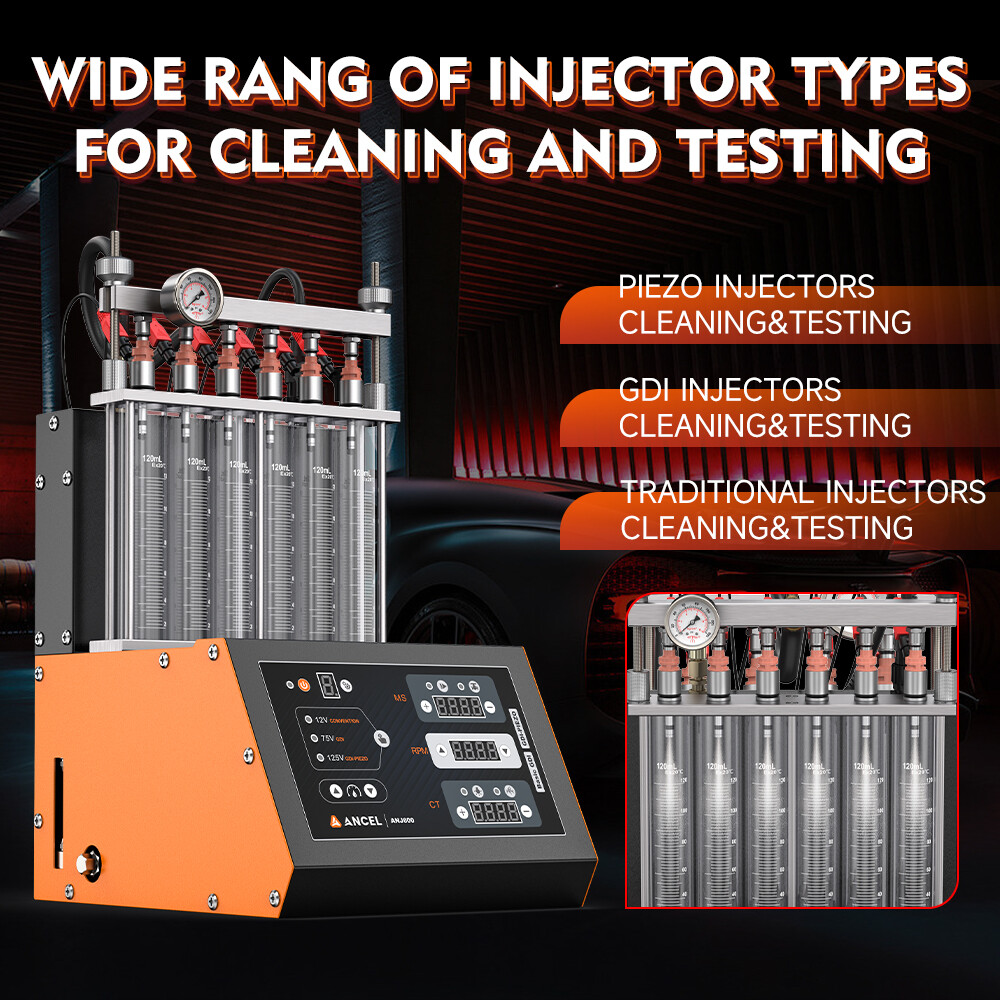 Ultrasonic Fuel Injector Cleaner Tester Car Motorcycle Nozzle Reverse Cleaning