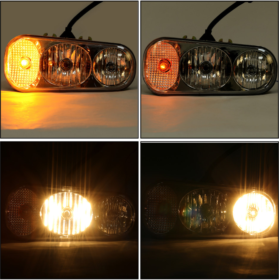 Universal Snow Plow Lights Kit Fits Boss Western Fisher Blizzard Hinker 1311100