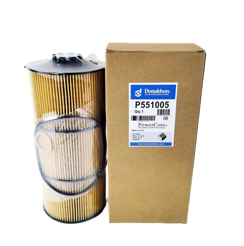 2PCS Oil Filter Kit & Fuel Filter Kit for Freightliner DD13 P551063,P551005