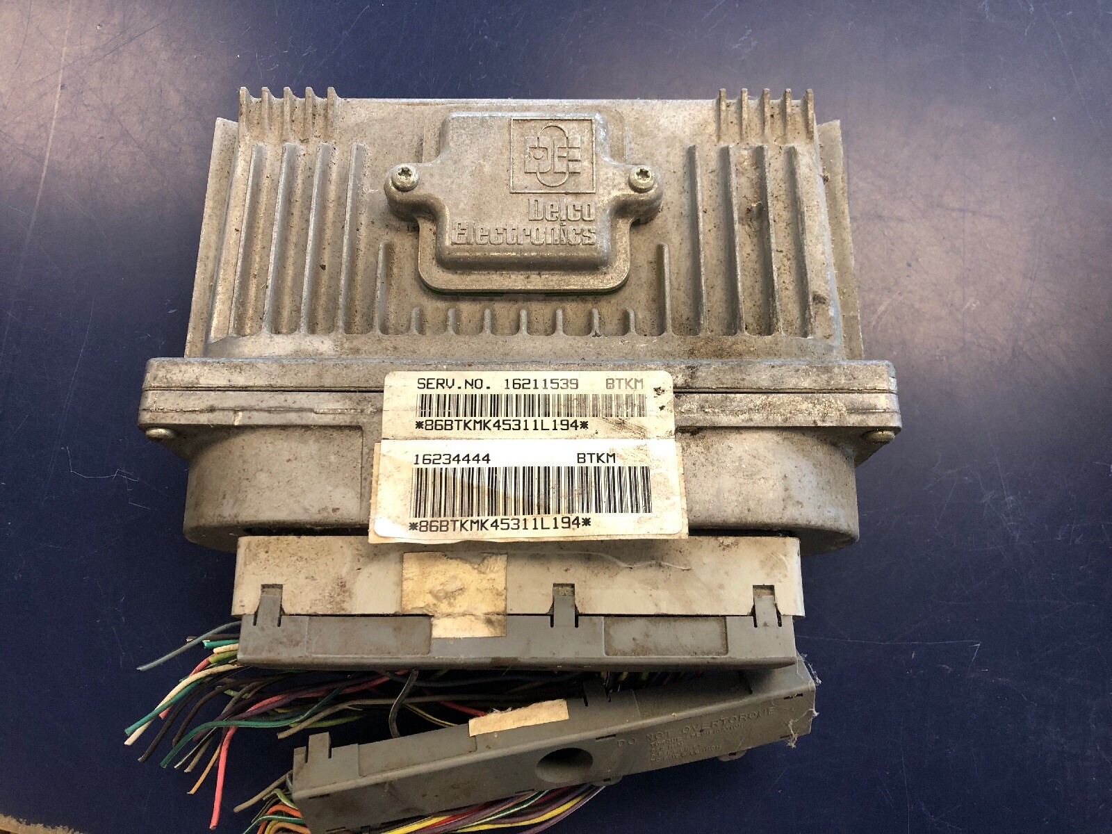 GM ECM COMPUTER 16211539 16234444 86BTKMK45311L194