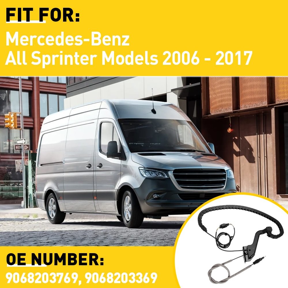 Right For Mercedes-Benz All Sprinter Models 2006-17 Power Sliding Door Cable EOA