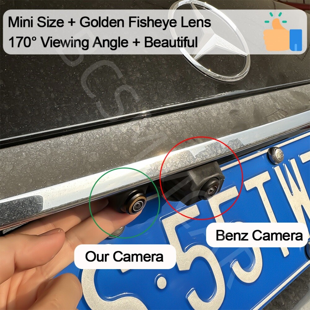 Car Reverse Rear View Camera Parking Backup Camera AHD CVBS Waterproof 170°