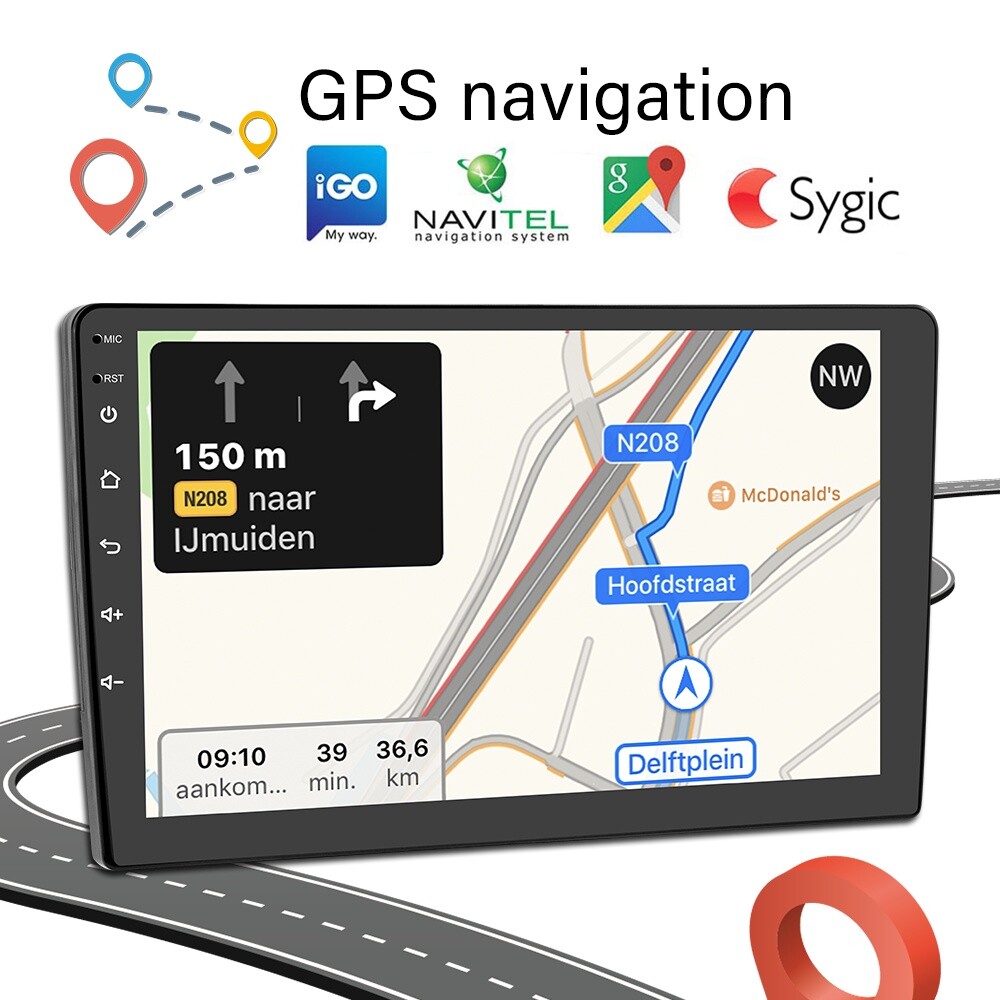 Android 15 Apple Carplay GPS For Honda Civic 2013-2015 Car Radio Stereo 2+64GB