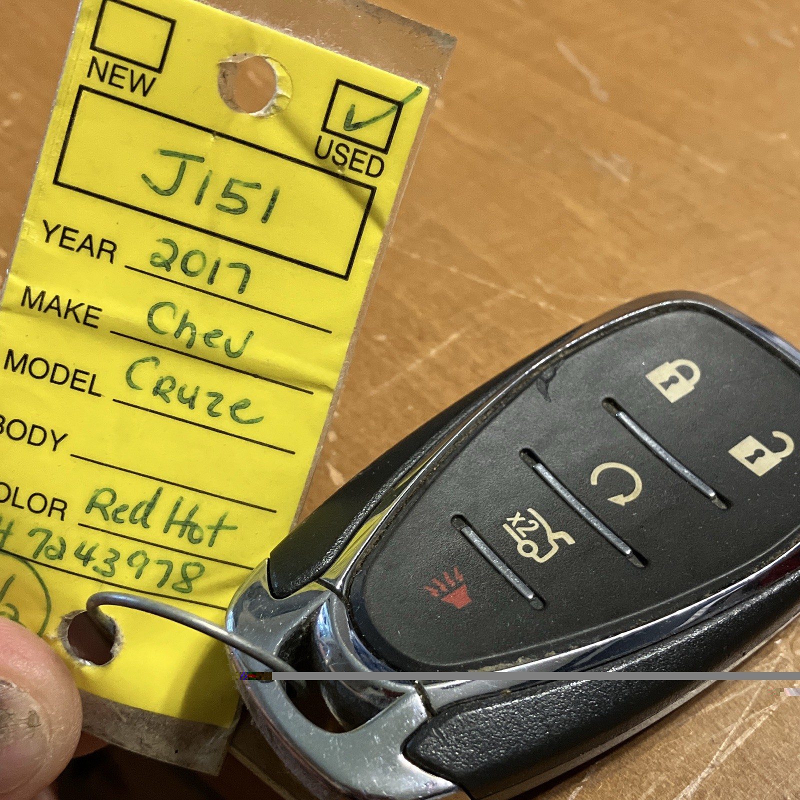 For 2016 2017 2018 2019 2020 Chevrolet Cruze Malibu Camaro Smart Remote Key Fob