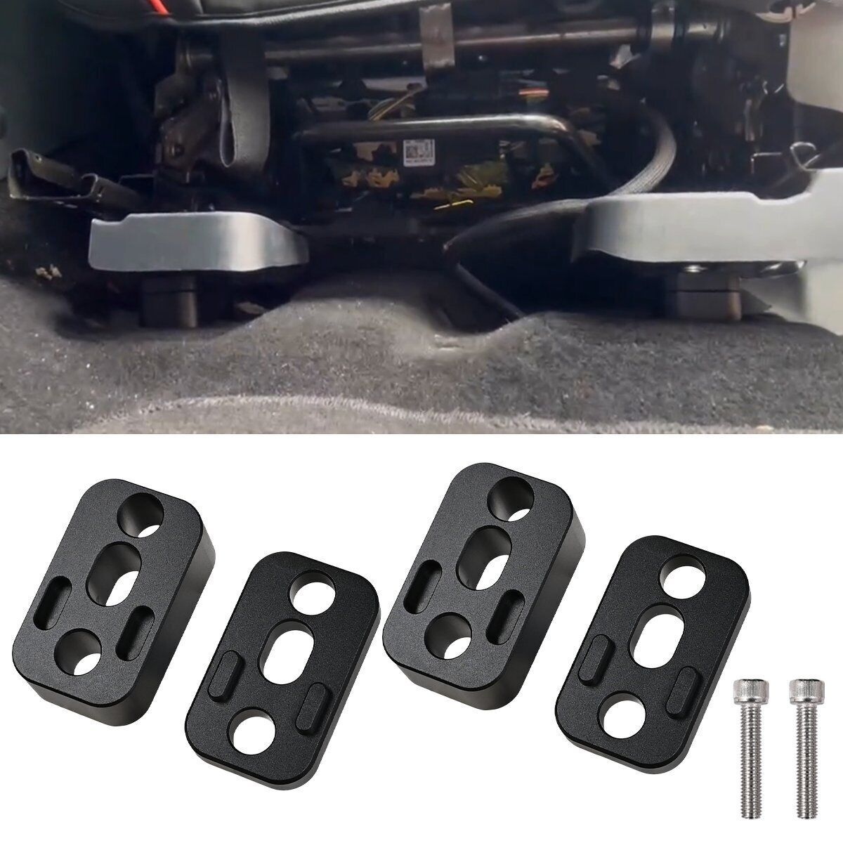 Aluminum Front Seat Risers Spacers Lift Kit For Ford Bronco/Bronco Sport 2021-24
