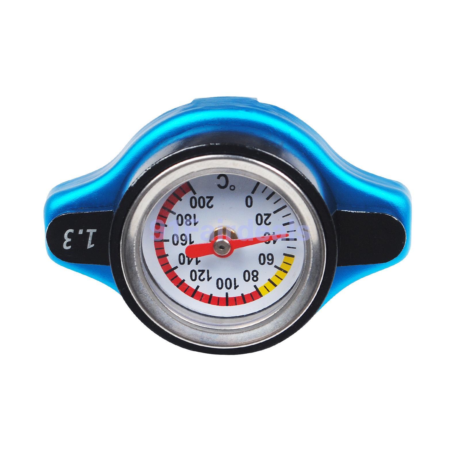 1.3 Bar Thermostatic Radiator Cap 13 PSI Pressure Rating with Temperature Gauge