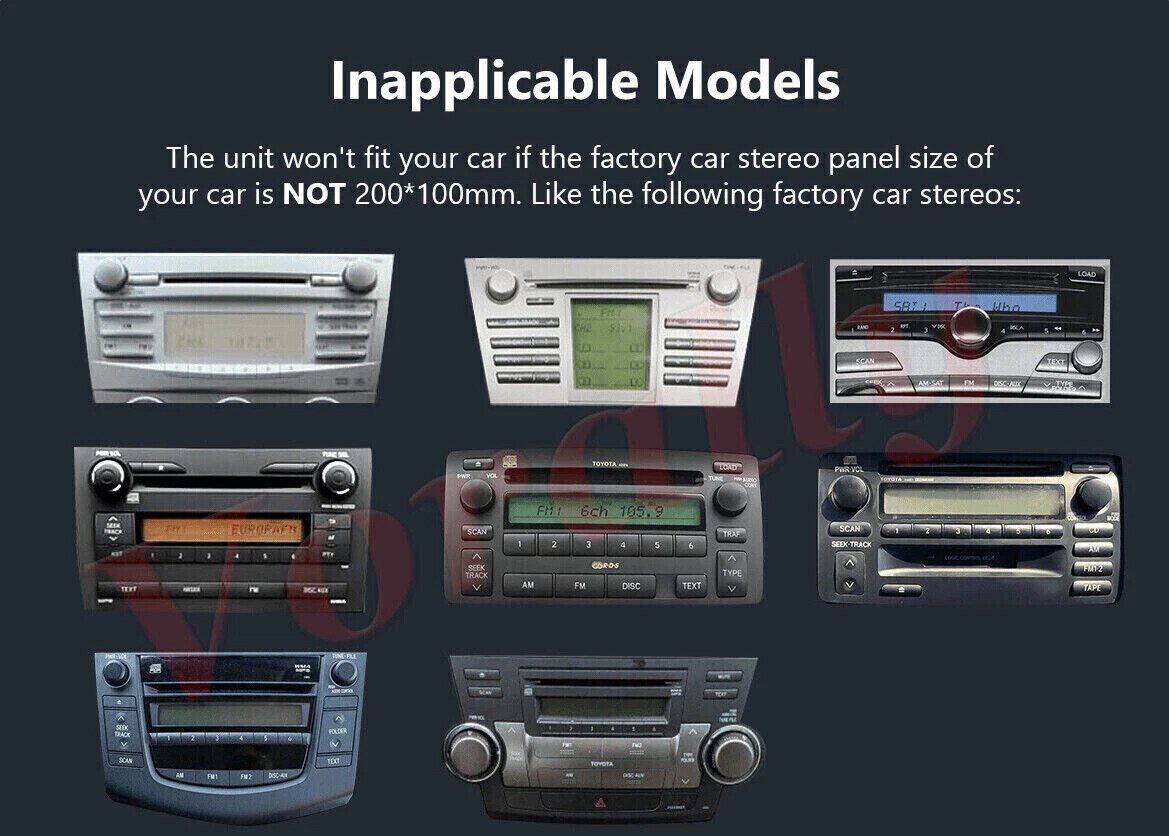 Carplay Android 14.0 For 2004 2005 2006 Scion xA Car Stereo Radio GPS +CAM