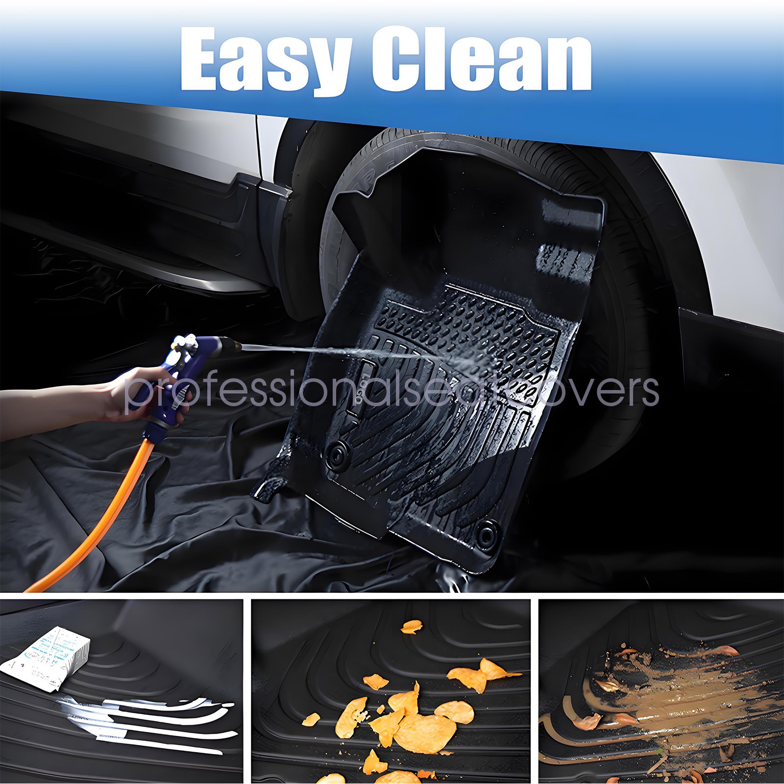 TPE Floor Mats & Trunk Cargo Liner Set waterproof 3D For 2017-2024 Nissan Murano