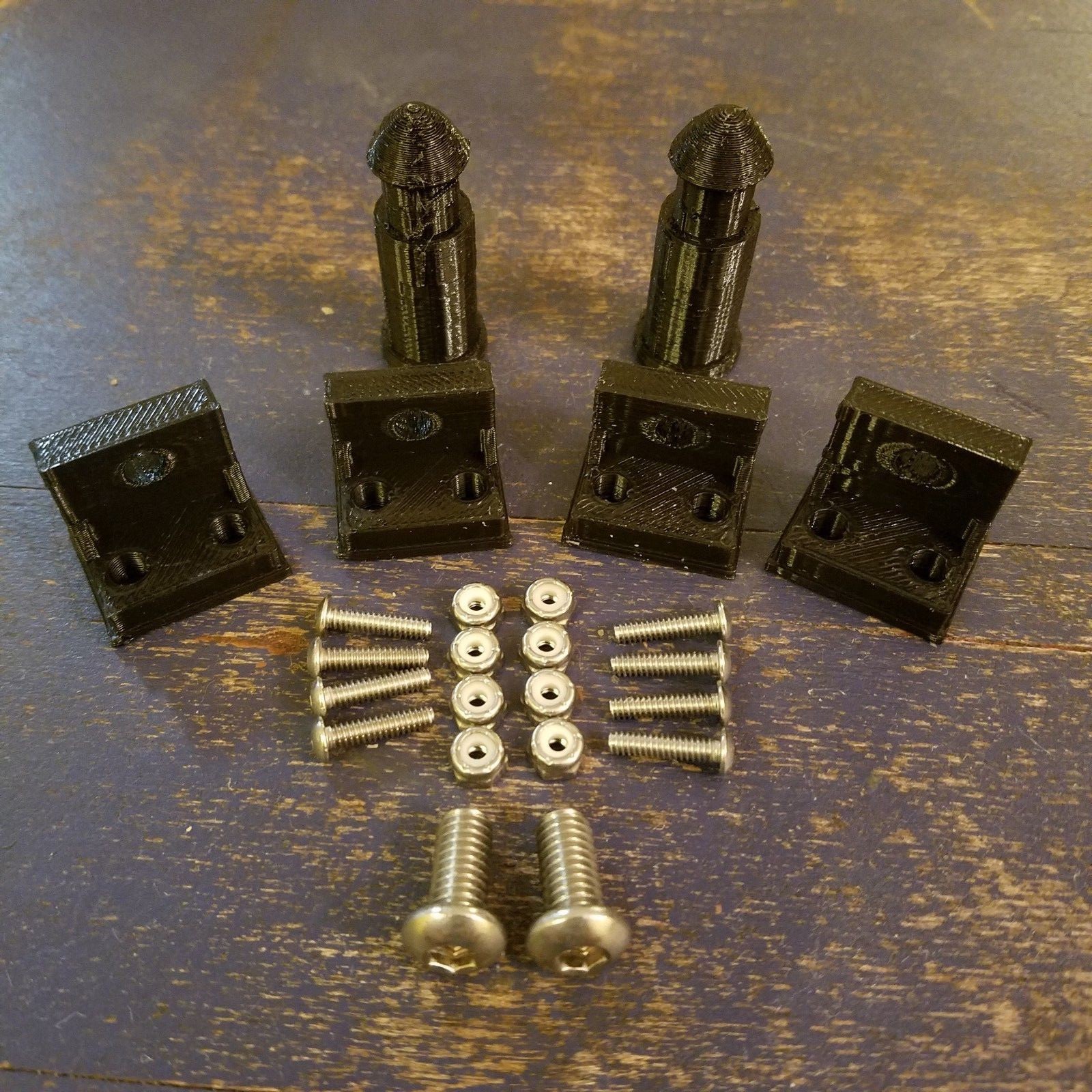 KLR 650 1987-2007 Tank Shroud Peg & Tab Repair Kit – KLR650 Radiator Shroud Fix