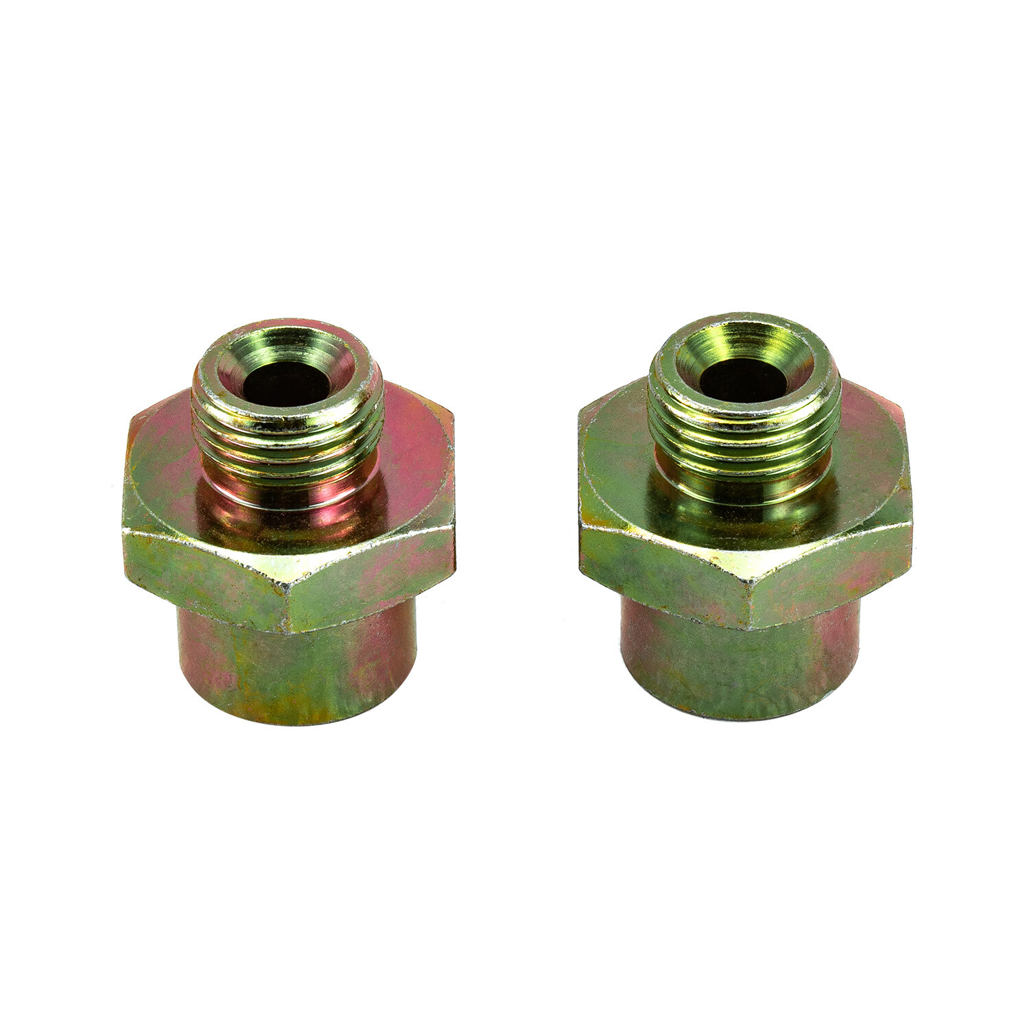 2PCS Adapter Male/Female 5/8-18UNF Transmission Oil Cooler Connect Fit Radiator
