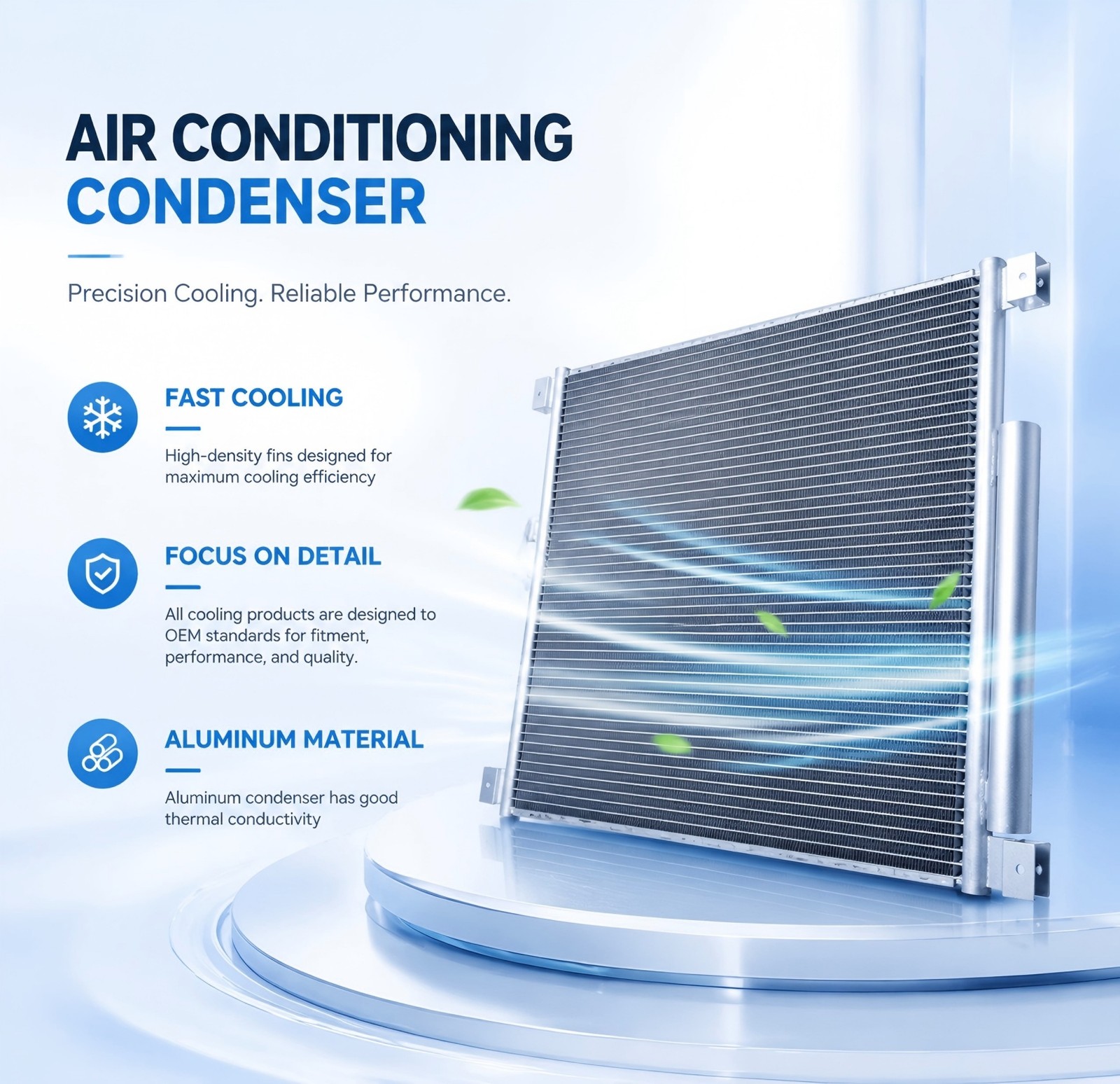 A/C Condenser For 2001-2005 Suzuki Grand Vitara 2.5L 2.7L 2002 XL-7 2.7L 3423