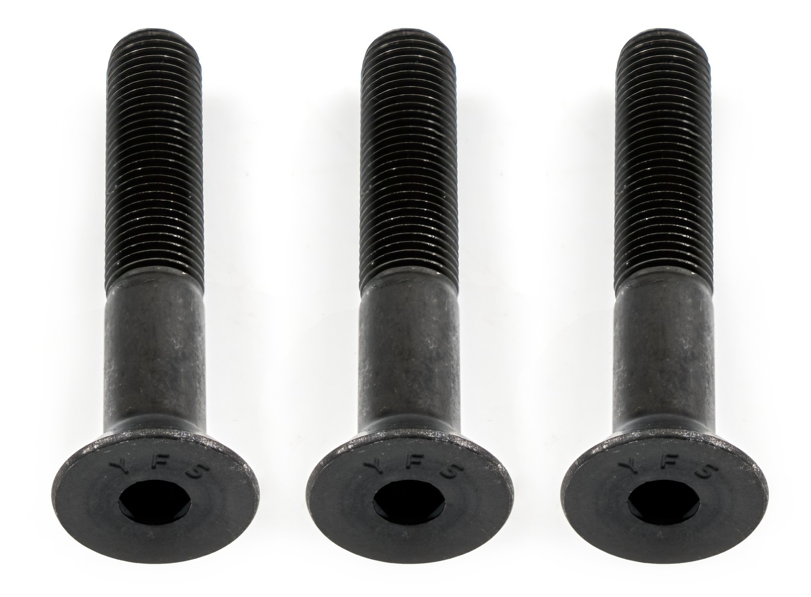 Jones Racing Products SK-2109-M Flat Head Bolt 3/8-24 x 2.25 in Steel Black