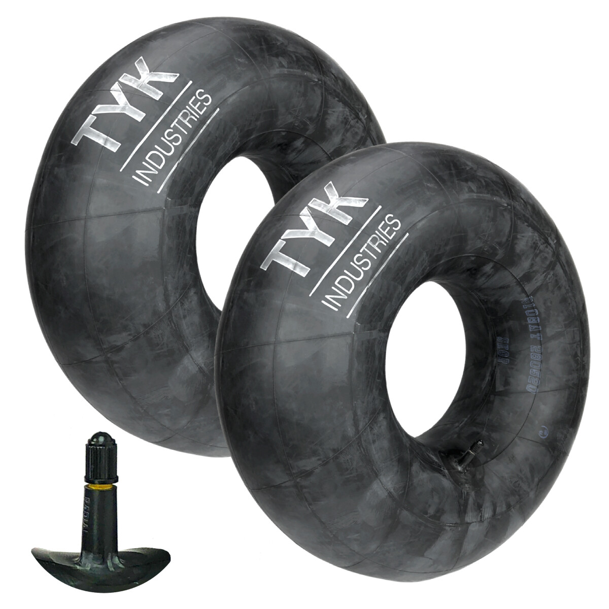 Two TYK 5.30-12, 530-12 Inner Tubes for Boat Trailer Tires with TR13 Valve Stems