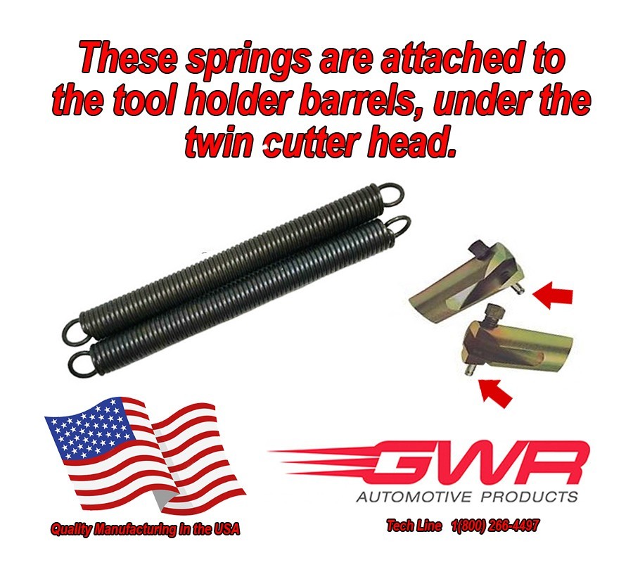 Return Springs, Locating Screws, Jam Nuts f/ Ammco 6900, 6950 Twin Cutting Head