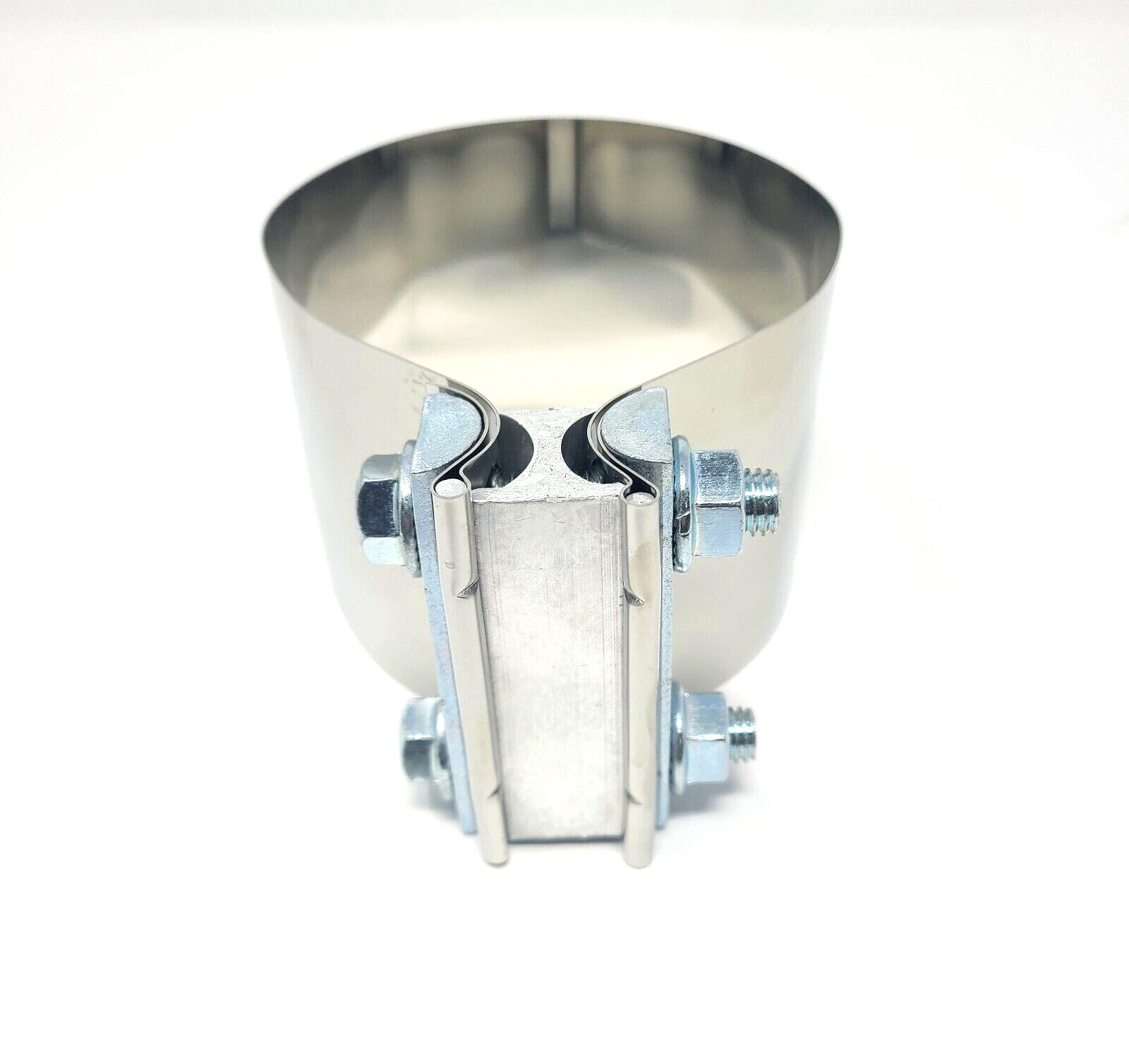 5″ Butt Joint Band Exhaust Clamp Sleeve Coupler T304 Quality Stainless Steel x1