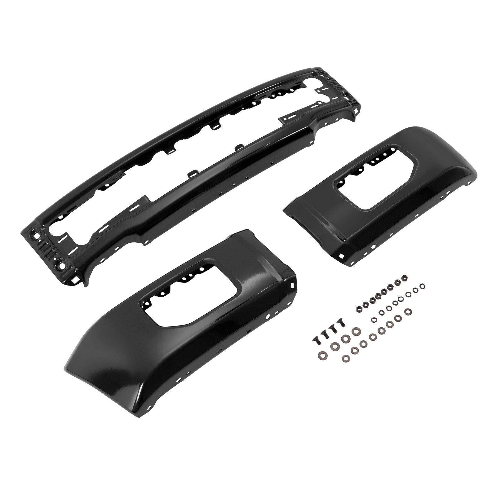Front Bumper Face Bar Shadow Black G1 For Ford F-150 F150 2015-2017 FO1002424