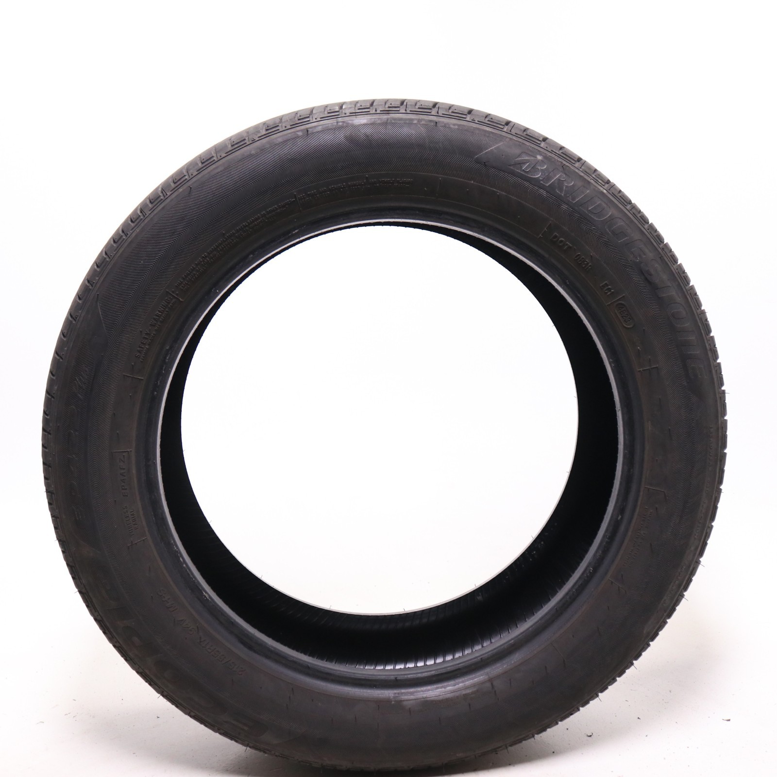 Set of 2 Used 215/55R17 Bridgestone Ecopia EP422 Plus – 94V – 8-8.5/32