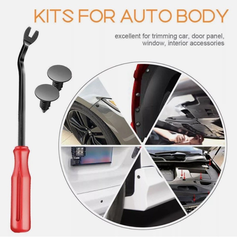 725Pcs Car Push Retainer Clips Auto Fastener Trim Clips Kit Bumper Fender Rivets