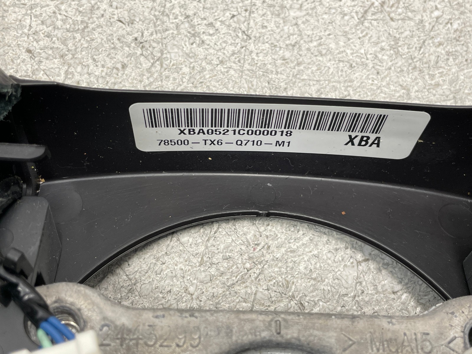 16 17 18 Acura RDX Steering Wheel Assembly W/Switches Shifters Black 1644 OEM