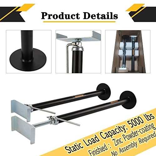 RV Slide Out Support Stabilizer Jacks – Heavy Duty Camper Accessories, 5000 Lbs,