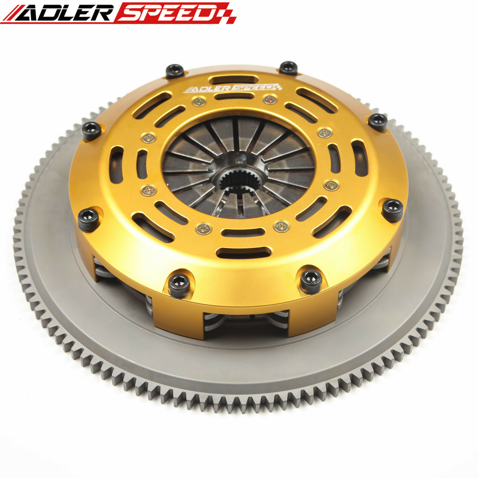 Racing Twin Disc Clutch Kit & Flywheel For Honda K-series Acura K20 K24 Standard