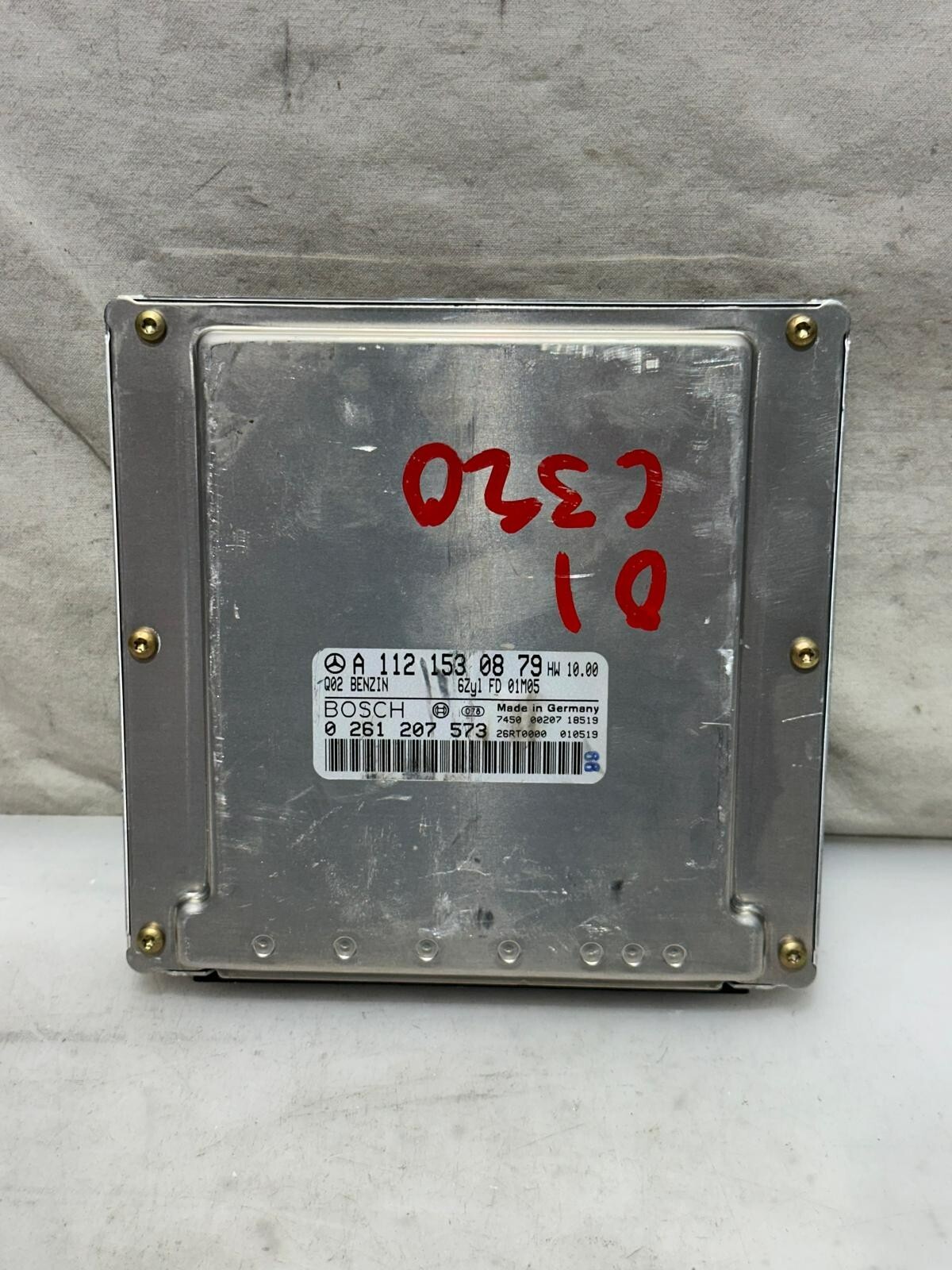 2001 MERCEDES C Class C350 ECU ECM Engine Control Computer Unit A1121530879
