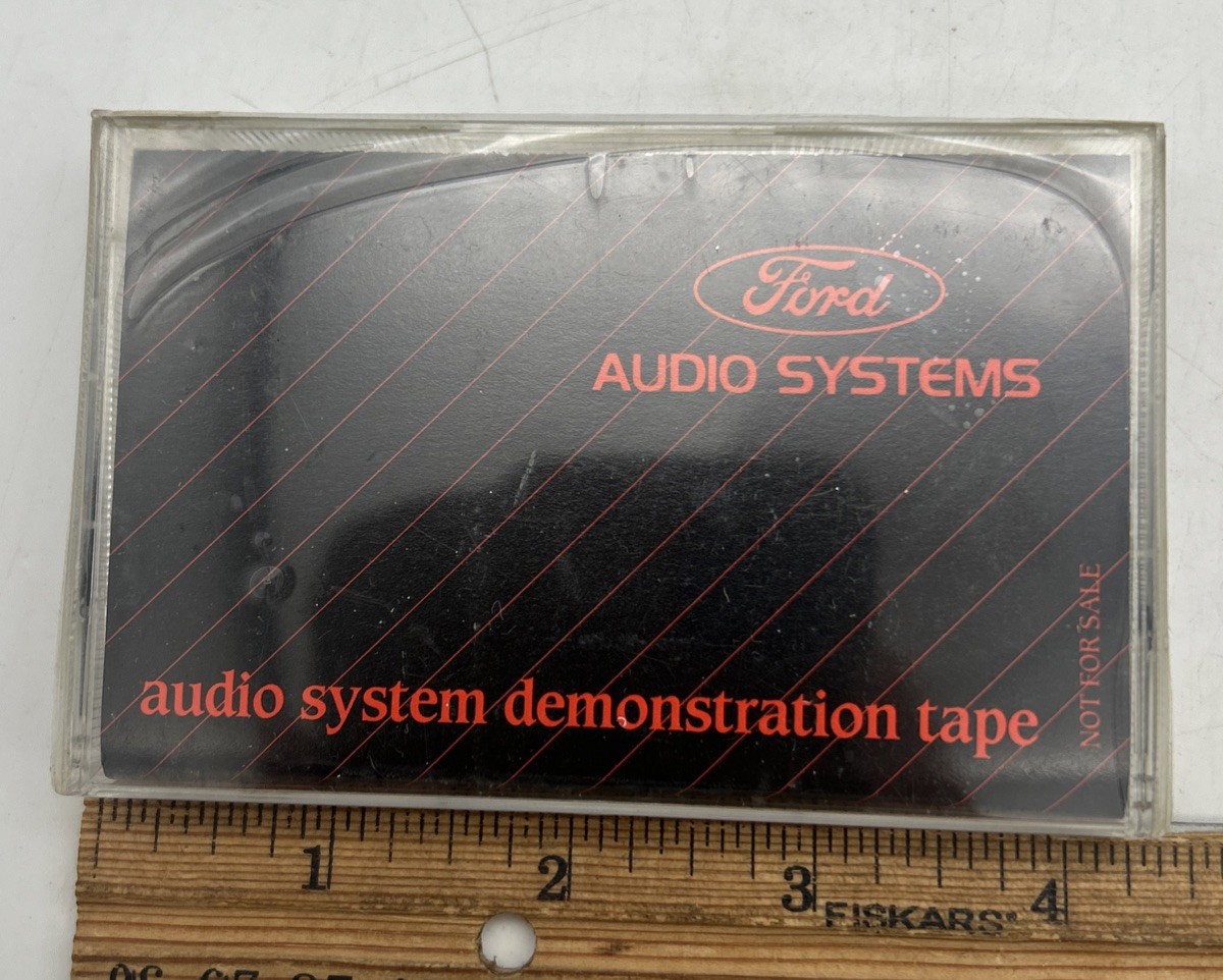 Ford Audio Systems Demonstration Cassette Tape Car Truck Stereo Sealed OEM